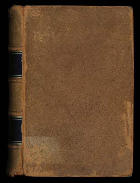 古董棕色皮革精装书图片下载