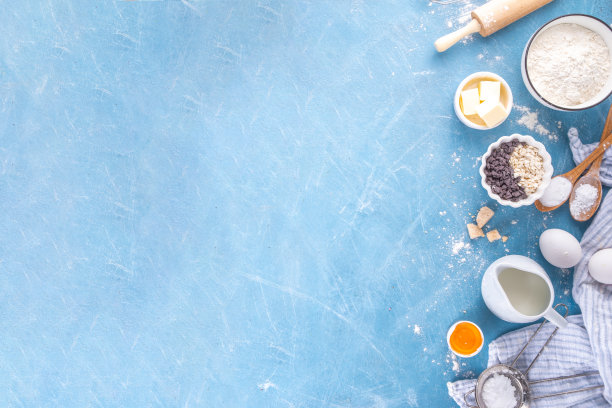 烘焙原料背景图片下载