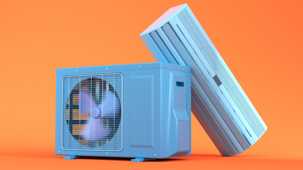 彩色空调插图。图片下载