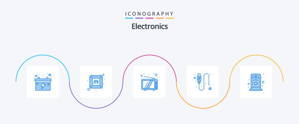 电子蓝5图标包包括图片下载