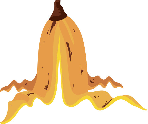 香蕉皮设计图片下载