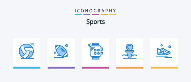 体育蓝5图标包包括打球场游戏图片下载