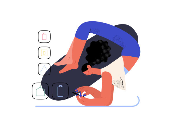 网上购物和电子商务矢量插图系列图片下载