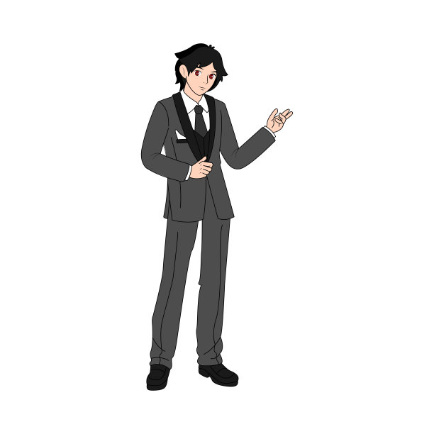 卡通可爱情侣婚纱矢量素材图片下载