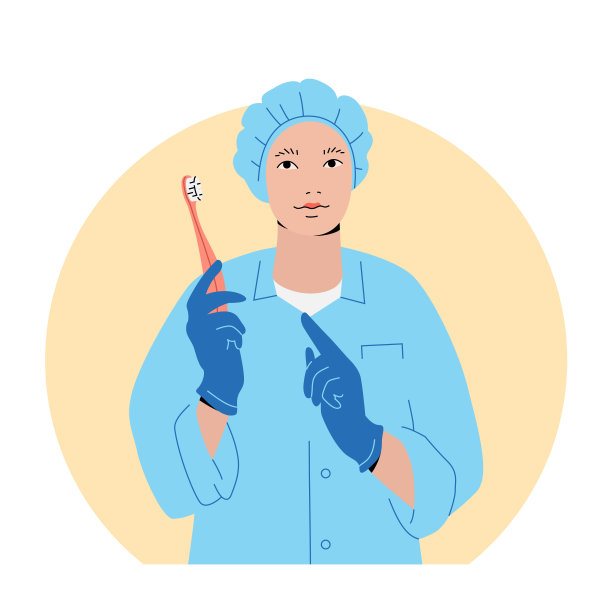年轻牙医的牙刷图片下载