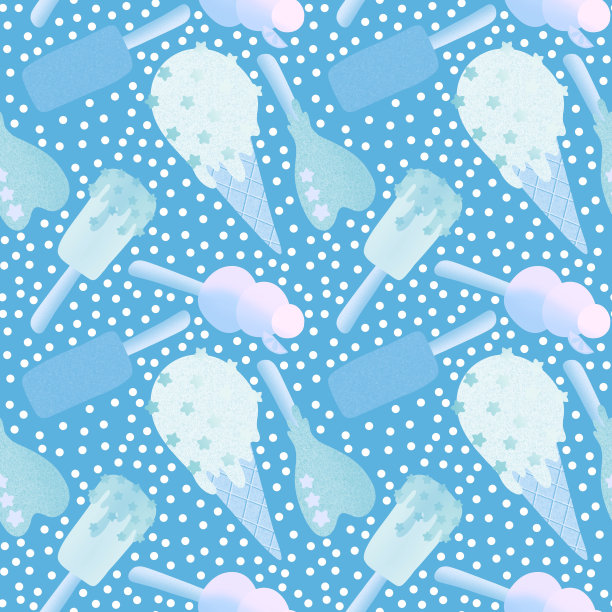 冰淇淋图案的面料和纺织品和儿童图片下载