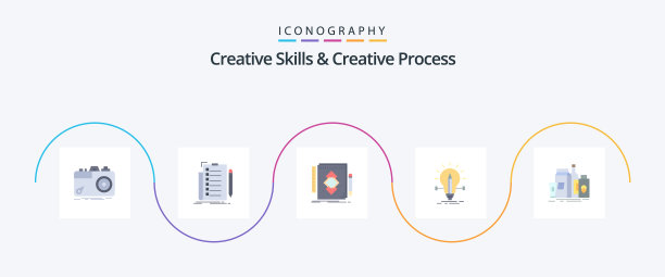 创意技巧和创意过程平5图标图片下载