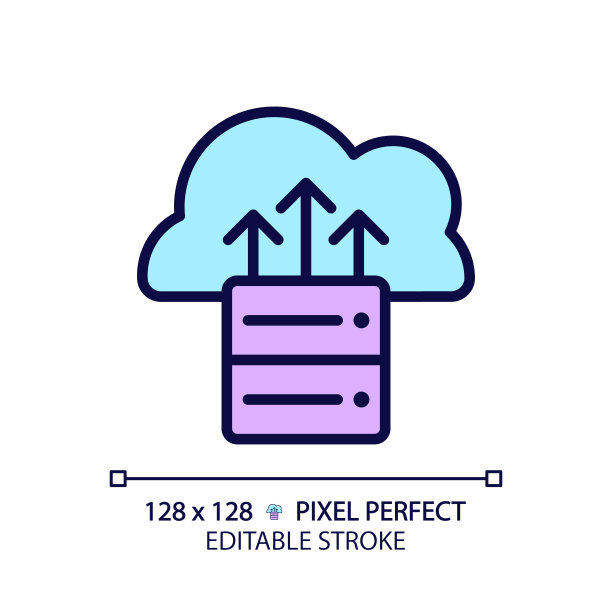 云备份像素完美的RGB颜色图标图片下载