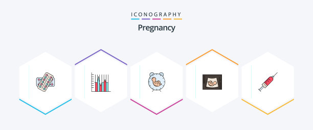 怀孕25填充线图标包包括图片下载