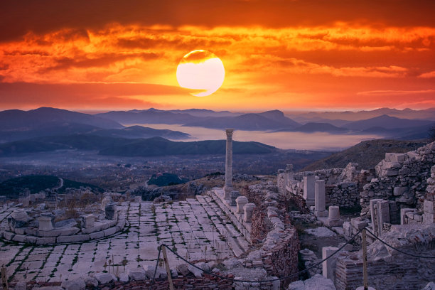 萨加拉索斯是罗马帝国时期最重要的古城图片下载