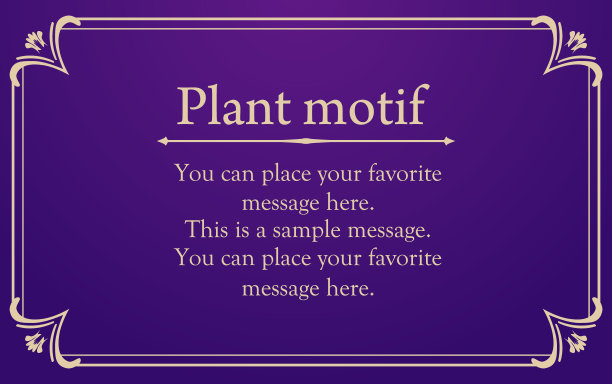 时尚的框架。设计模板。一副漂亮的额头。图片下载