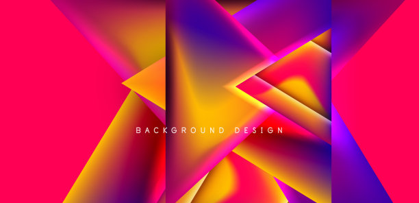 抽象烘焙与重叠三角形和图片下载