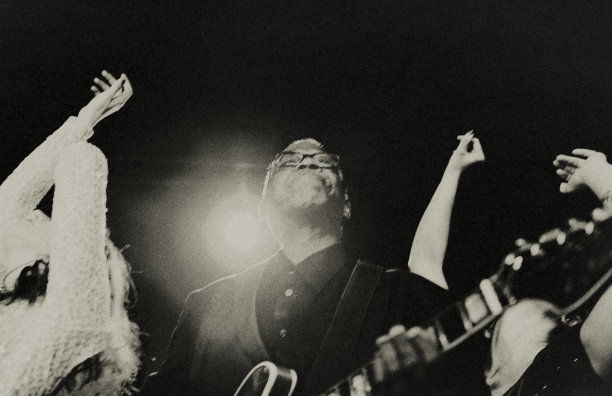 乐队的现场音乐会。图片下载