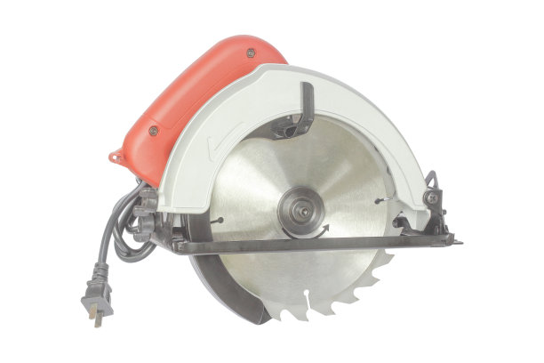 电动工具，白色背景圆锯图片下载