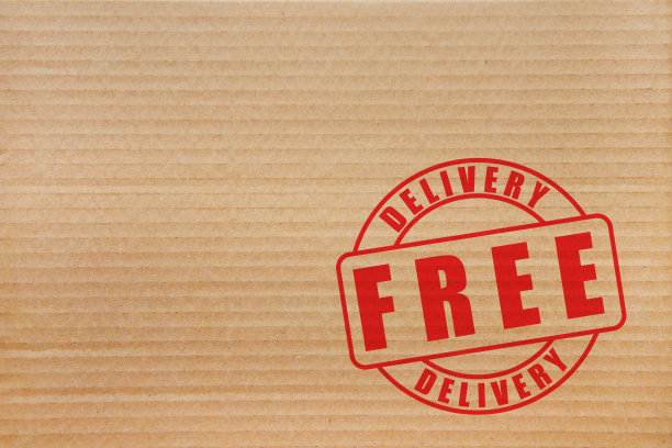 纸板上的免费运费图片下载
