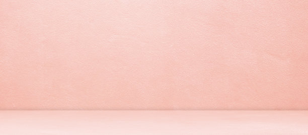 粉色橙色白色工作室房间背景，平台放置桌子背景，抽象图案纹理设计食品厨房柜台酒吧地板墙壁空间与阳光，室内模板模型桌图片下载