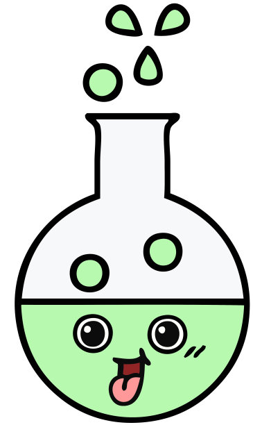 可爱的试管卡通图片下载