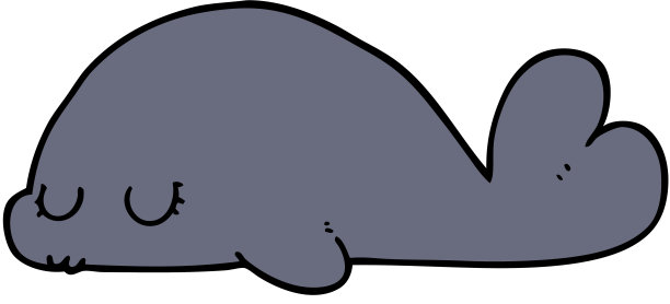 可爱的卡通海豹图片下载