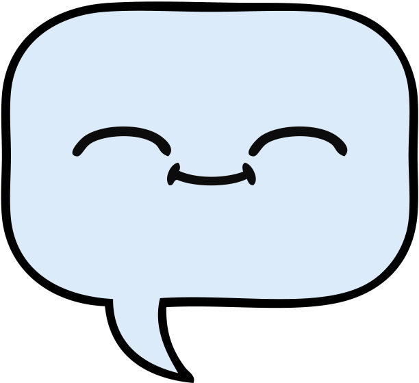 可爱的卡通语音泡泡图片下载