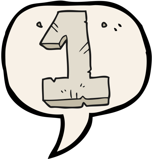 手绘语音泡泡卡通石一号图片下载