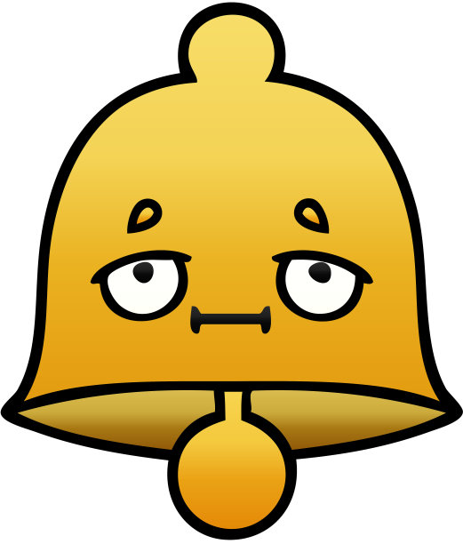 渐变阴影卡通钟图片下载