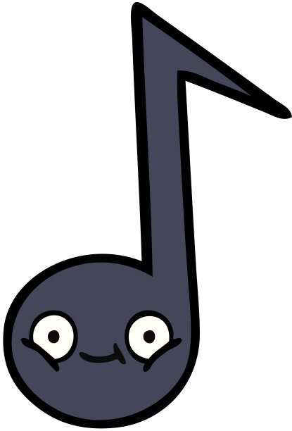 可爱的卡通音符图片下载