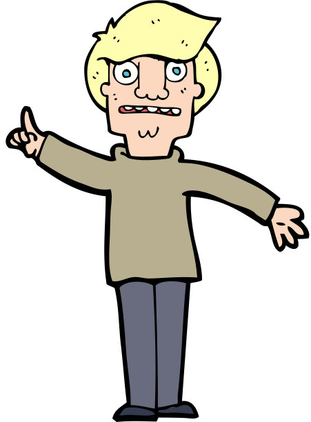 卡通人物提问图片下载