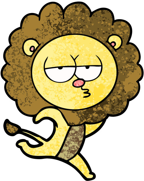 卡通跑狮图片下载