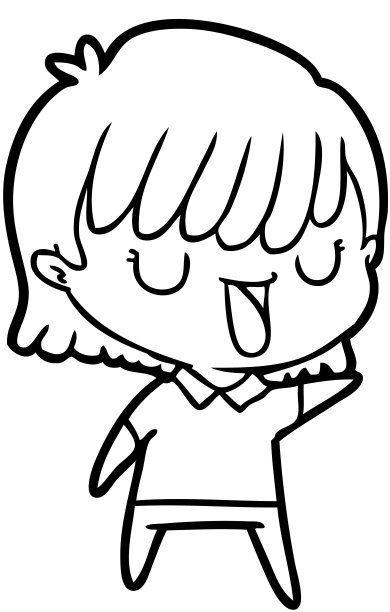 卡通的女人图片下载