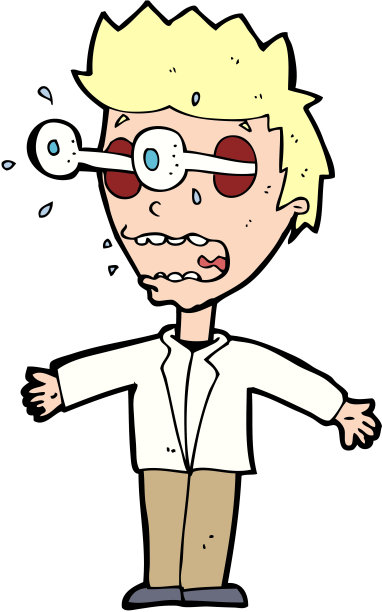 卡通凝视人图片下载