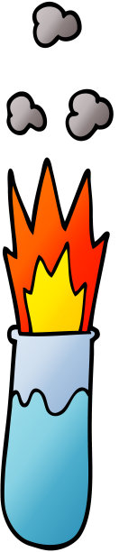 卡通涂鸦化学反应图片下载