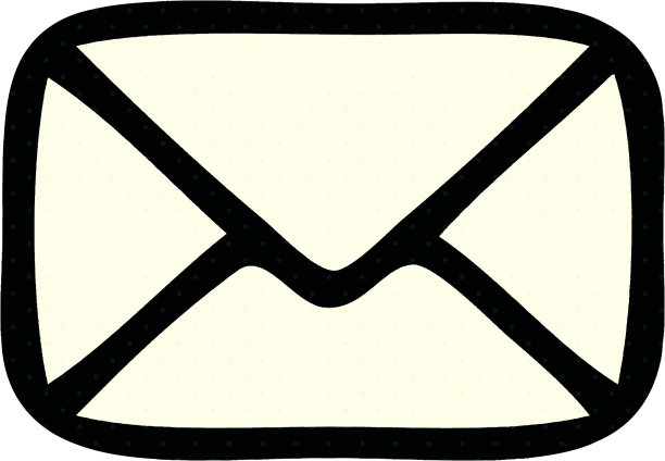 漫画书风格的纸信封图片下载