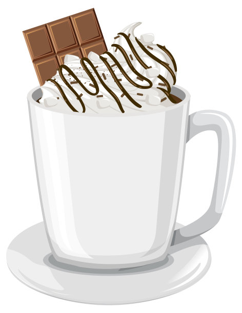 热巧克力加鲜奶油图片下载