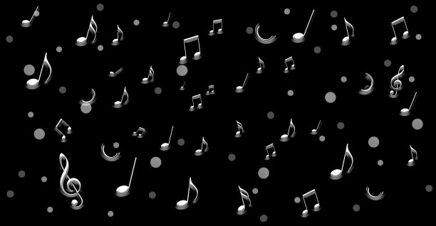 音乐图像，音符背景插图图片下载