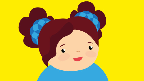 可爱的男孩与愤怒的面部表情的橙色背景。图片下载