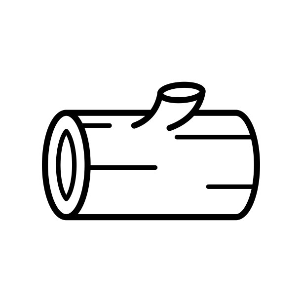 木材木材图标矢量设计模板在白色背景图片下载