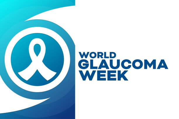 世界青光眼周。矢量插图。节日的海报。图片下载