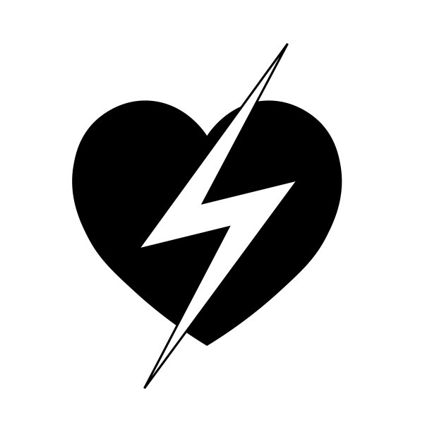 情人节心形图标的简单插图图片下载