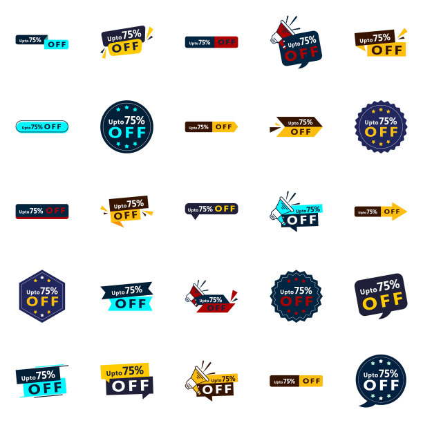 25个可编辑的设计，多达70 off捆绑图片下载