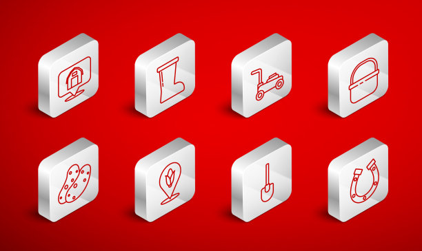 草坪套线马蹄形防水橡胶靴图片下载