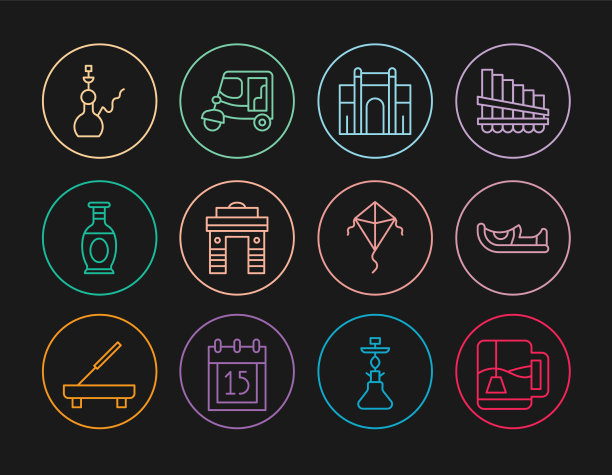 集行杯茶与茶包印第安鞋图片下载