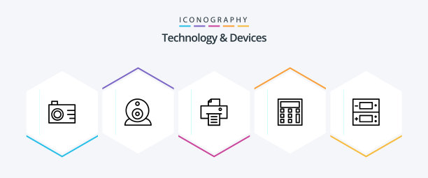 设备25线图标包，包括视频图片下载
