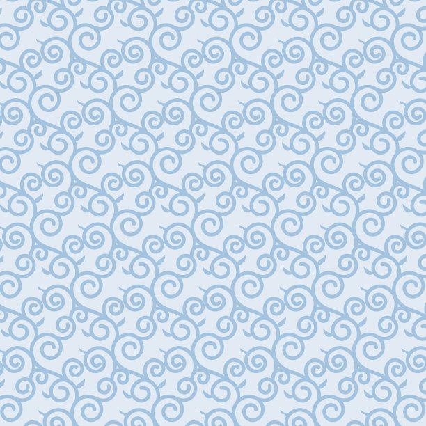 日本传统的KARAKUSA图案背景矢量材料，线条艺术印刷，织物，海报，墙纸图片下载