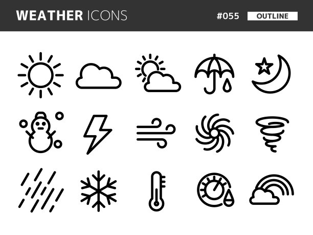 与weather_055相关的线样式图标设置图片下载