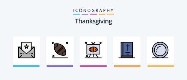感谢线填了5个图标包包括图片下载