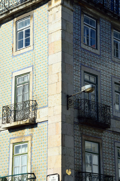 Tiled façade, Lisbon图片下载
