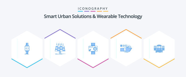 智能城市解决方案和可穿戴技术图片下载