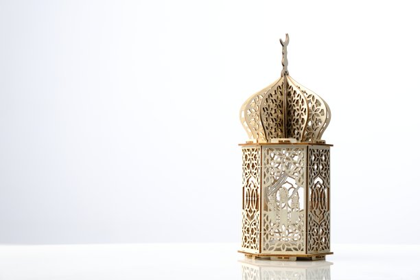 清真寺形状的装饰灯图片下载