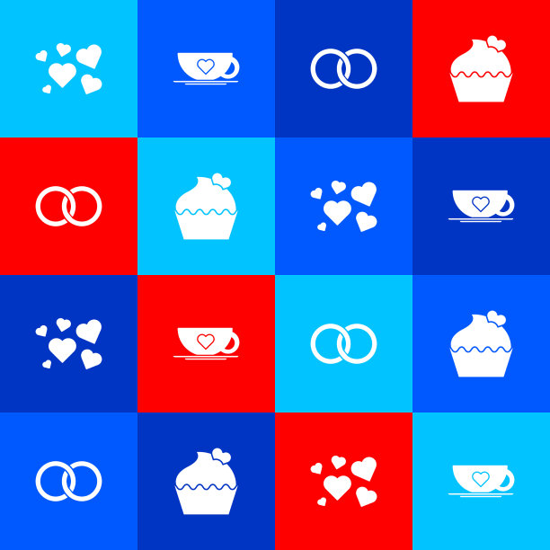 心设咖啡杯，心设婚戒图片下载