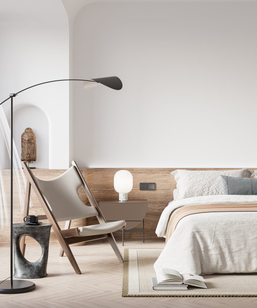 室内卧室墙壁模型图片下载